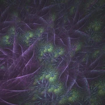 Fractal world Stock Illustration