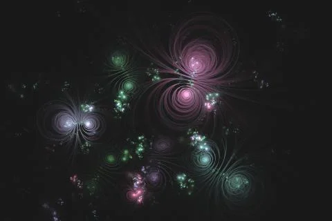 Fractal Worlds - Butterfly Effect Stock Illustration