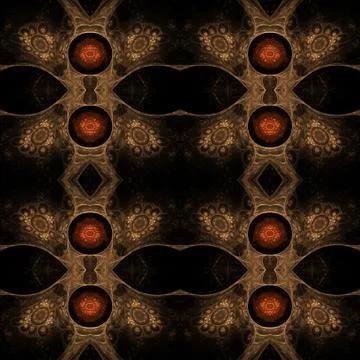 Fractals seamless texture Stock Illustration