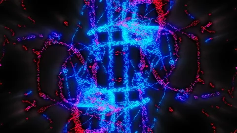 Fraction Chains Stock Footage 127373285