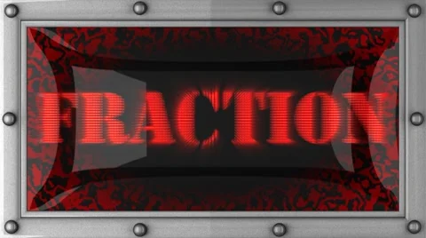 Fraction on led Видео 8712412