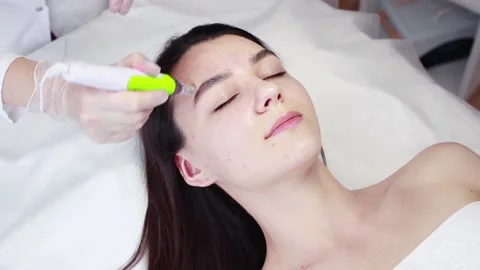 Fractional mesotherapy. Stock Footage 134602285