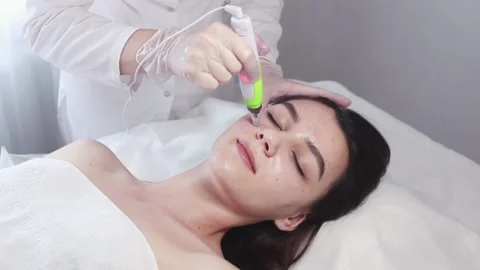 Fractional mesotherapy. Stock Footage 135838895