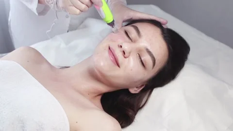 Fractional mesotherapy. Stock Footage 135838902