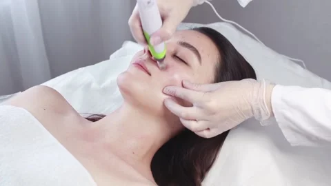 Fractional mesotherapy. Stock Footage 135838920