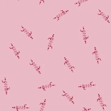 Fractionating column chemical glassware lab glyph vector seamless pattern Stock Illustration
