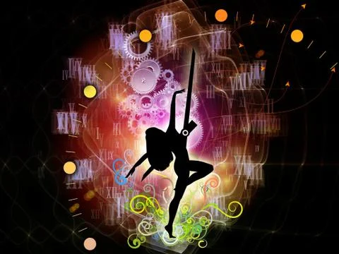 Fractions of Time Stock Illustration