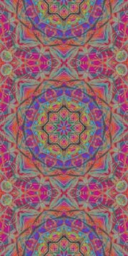 Fractodome Fractal Seamless Patterns Stock-Illustration