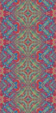 Fractodome Fractal Seamless Patterns イラスト素材