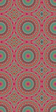 Fractodome Fractal Seamless Patterns Stock-Illustration