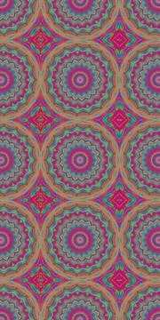 Fractodome Fractal Seamless Patterns Stock-Illustration