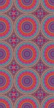 Fractodome Fractal Seamless Patterns イラスト素材