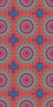 Fractodome Fractal Seamless Patterns Stock-Illustration