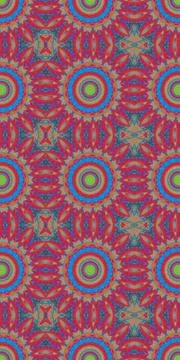 Fractodome Fractal Seamless Patterns Stockillustratie
