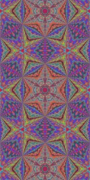 Fractodome Fractal Seamless Patterns イラスト素材