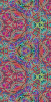 Fractodome Fractal Seamless Patterns Stock-Illustration