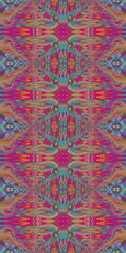 Fractodome Fractal Seamless Patterns Stock-Illustration