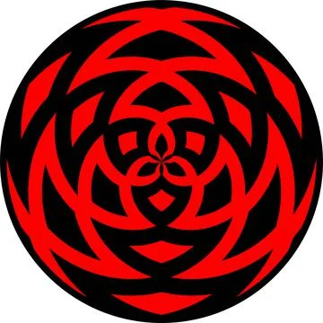 Fractowrap Fractal Pattern Stock Illustration