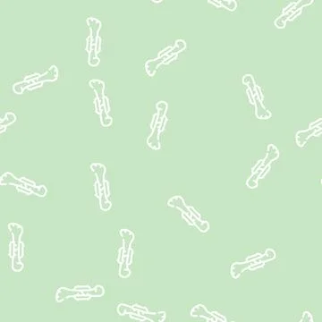 Fracture bone treatment line vector seamless pattern Illustrazione stock