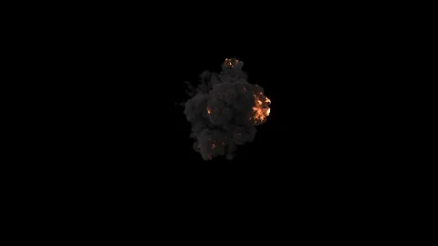 Fracture Explosion Top Angle Stock Footage