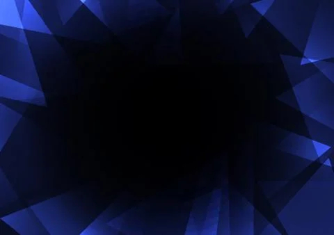 Fracture frame abstract dark background Stock Illustration