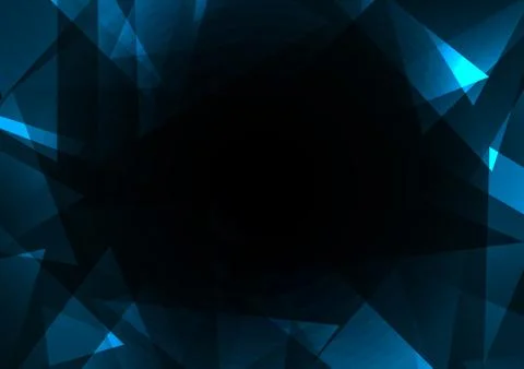 Fracture frame abstract dark background Stock Illustration