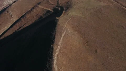 Fracture in the mountain after the earthquake Stock Footage 169332235