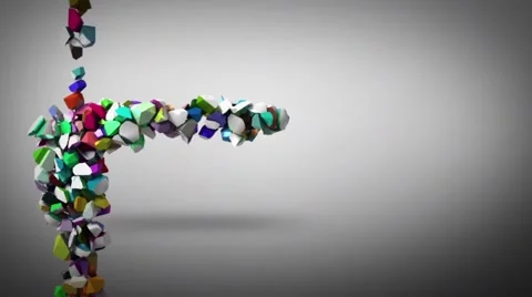 Fractured  Build Logo Reveal Stock After Effects