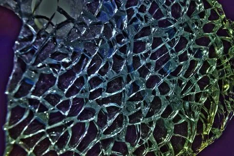 Fractured Glass Texture Stock Photos