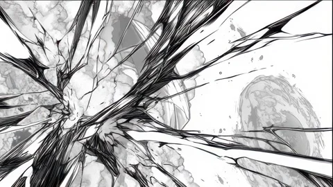 Fractured Light Pattern for VFX Use Stock Footage 309436600