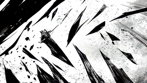 Fractured Light Pattern for VFX Use Stock Footage 309436788