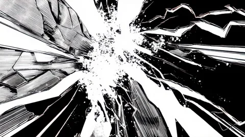 Fractured Light Pattern for VFX Use Video stock 309437620