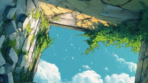 Fractured Light Pattern for VFX Use Video stock 309438526