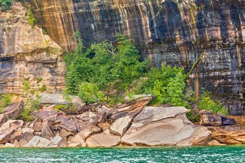 Fractured Rocks Stock Photos