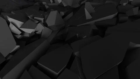 Fractured surface with random sized pieces. Stock Illustration