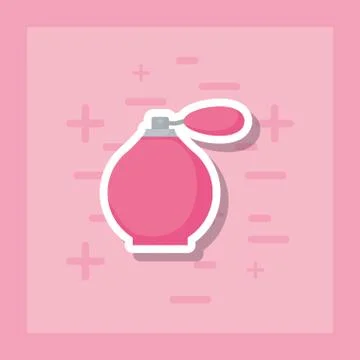 Fragance splash bottle icon Illustrazione stock
