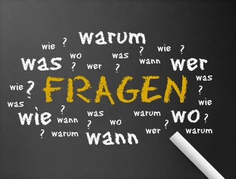 Fragen Stock Illustration