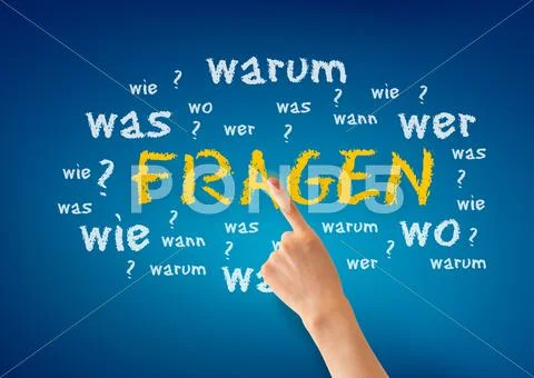 Fragen Ilustraciones de archivo