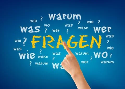 Fragen Stock Illustration