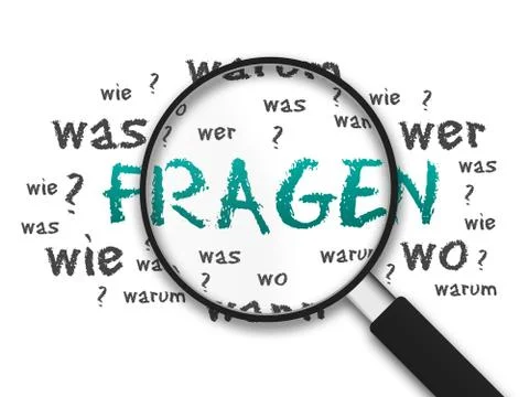 Fragen Stock Illustration