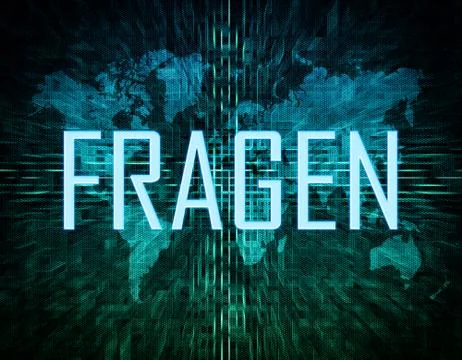 Fragen Stock Illustration