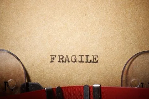 Fragile concept view Stock Photos