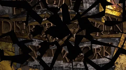 Fragile Distribution Network animation Stock Footage 138662264