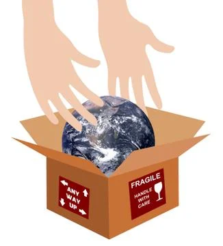 Fragile Earth Stock Illustration