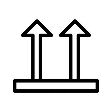 Fragile Vector Icon Design Illustration Illustrazione stock