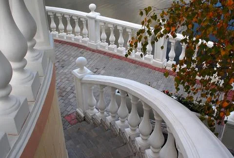 Fragment of architectural complex Stock Photos