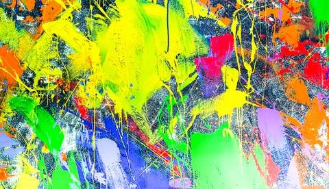 Fragment of artwork. Stock Photos