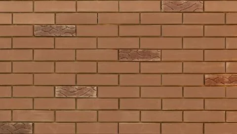 Fragment of a brick wall. Stock Photos
