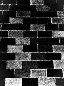 A fragment of brickwork for the design inversion mode. Stock Illustration