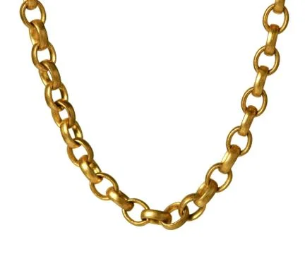 Fragment of a chain Stock Photos